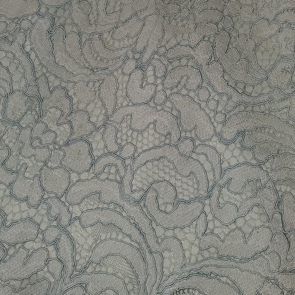 Sandy & Sid Floral Lace A line Scoop Neck 3/4 sleeve Dress, Size Medium - Picture 7 of 7